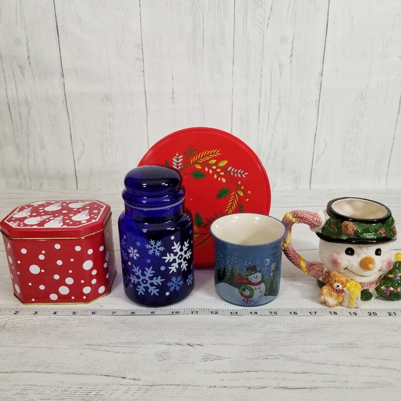 Assorted Lot of 5 Vtg Christmas/Holiday Items - Picture 2 of 8